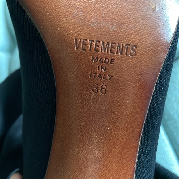 Vetements Sock Boot Heels Size 36 - Picture 9 of 16